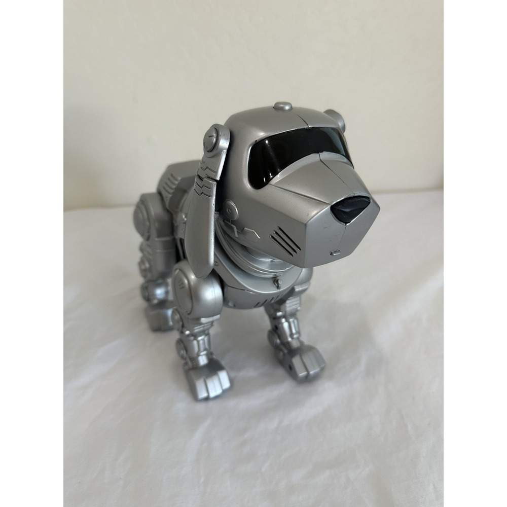 Vintage Tekno Robotic Puppy Dog Motion Interactive by Toy Quest TESTED AND WORKS